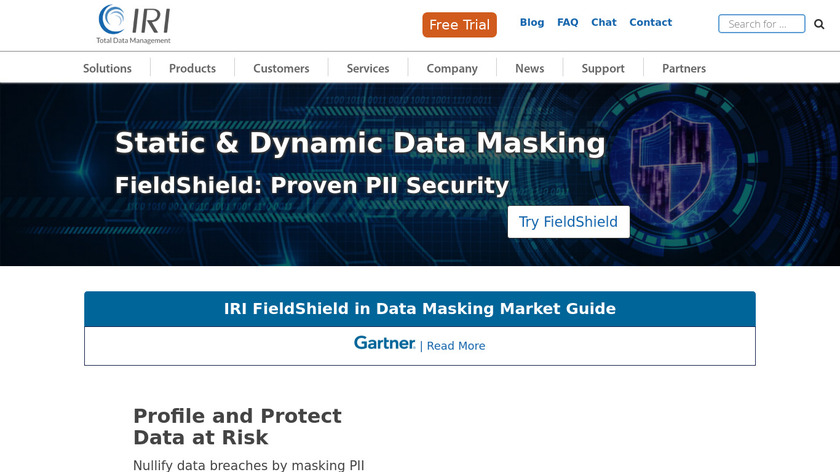 IRI FieldShield Landing Page