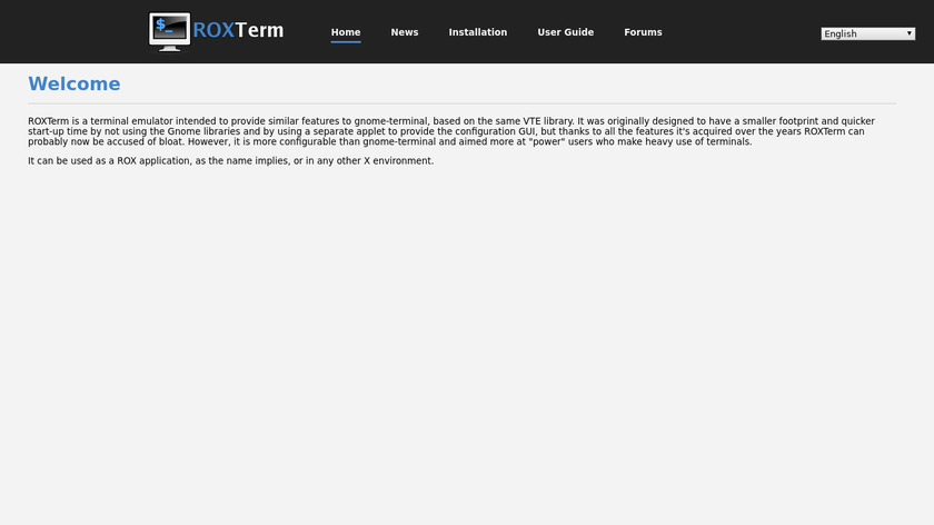 ROXTerm Landing Page