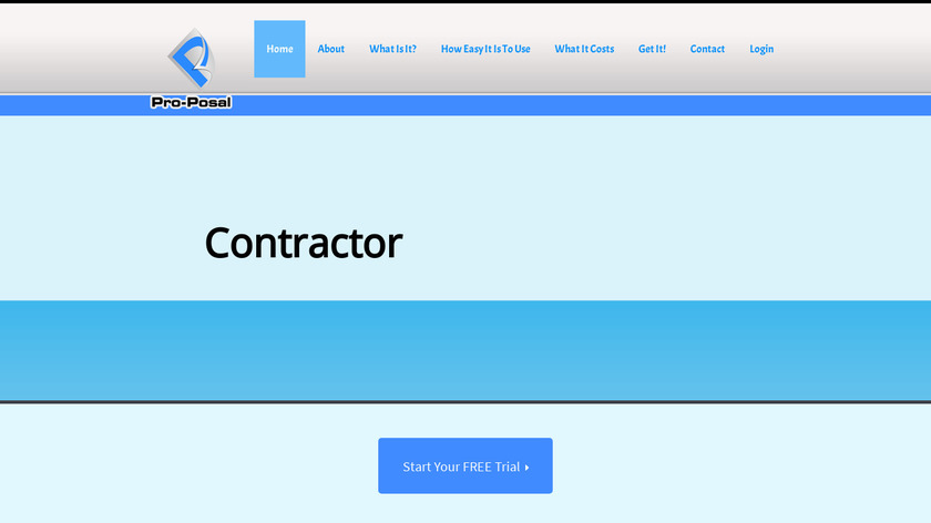 Pro-Posal Landing Page