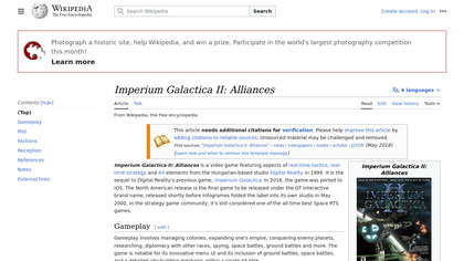 Imperium Galactica II Alliances image