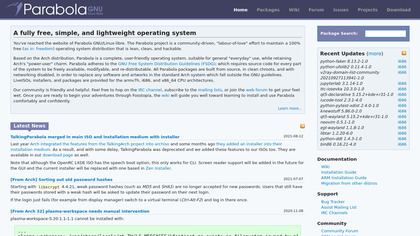Parabola GNU/Linux-libre image