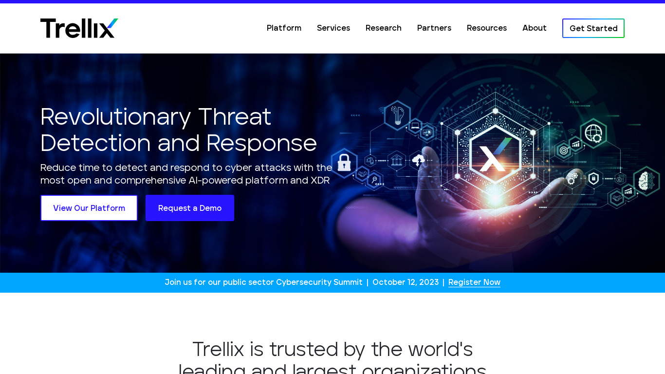 FireEye Endpoint Security Landing page