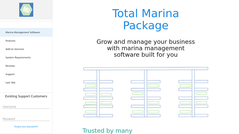 Total Marina Package Landing Page