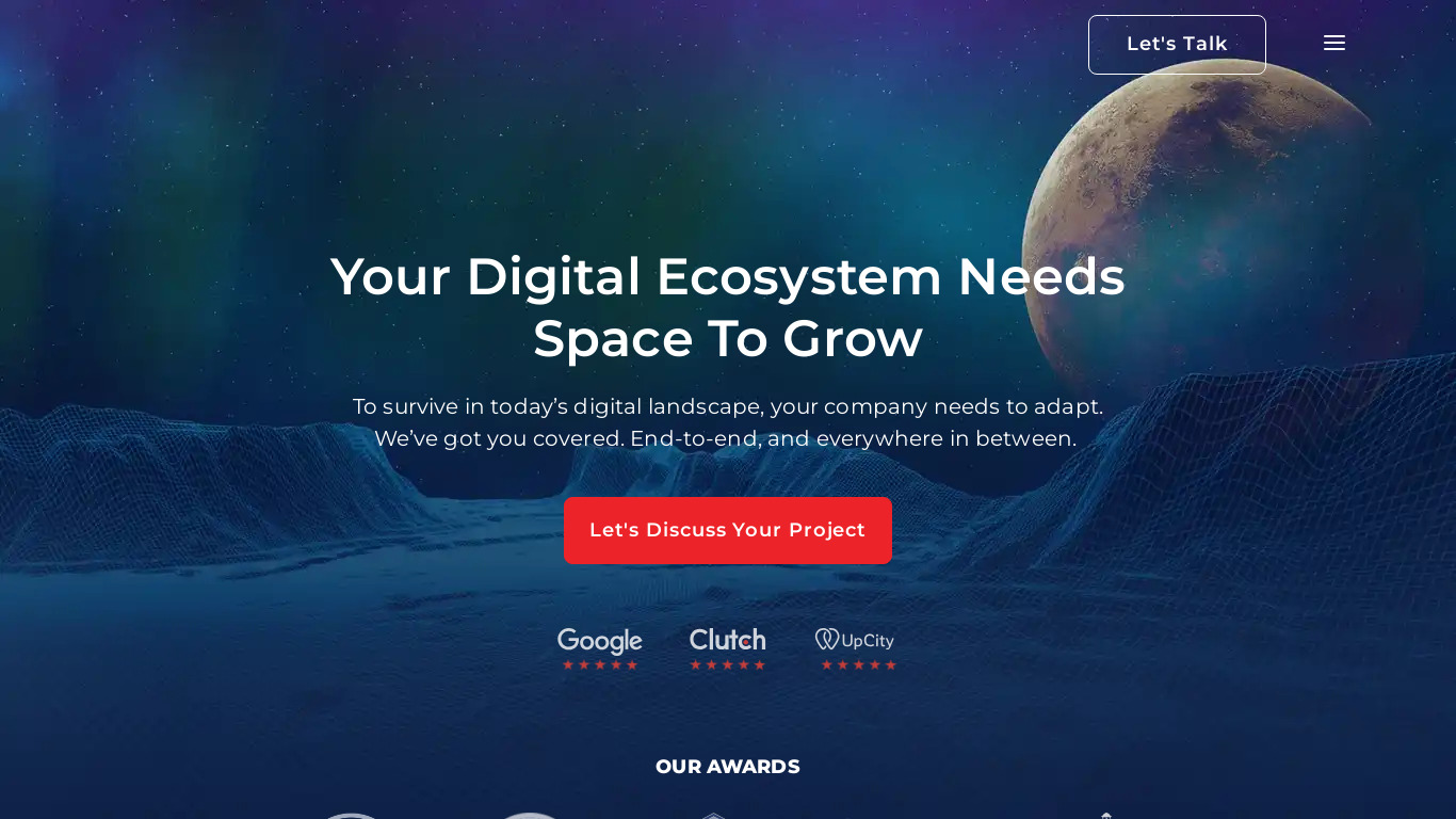 Imaginovation Landing page