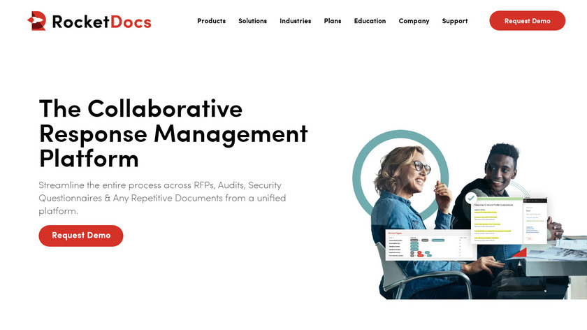 RocketDocs Landing Page