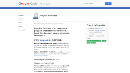 Jumplist Extender image