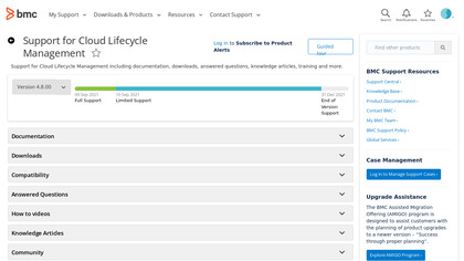 Cloud Lifecycle Management screenshot