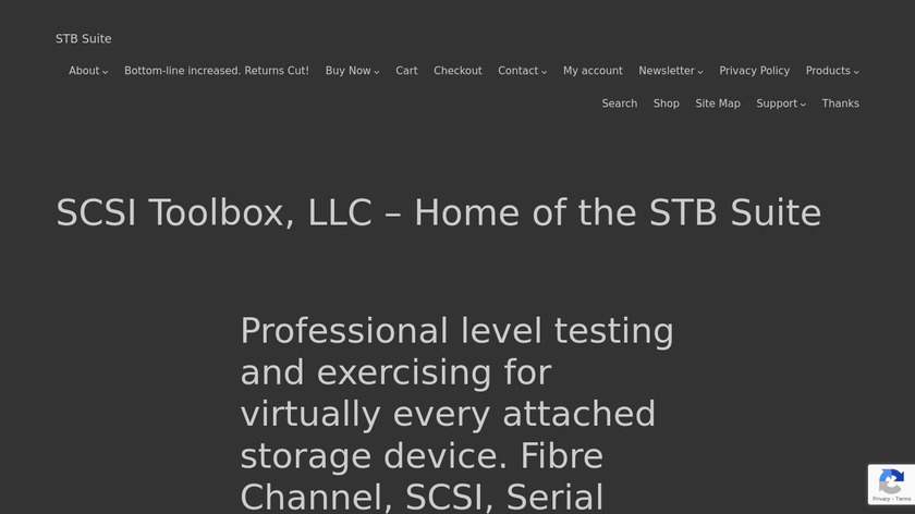 STBSuite Landing Page