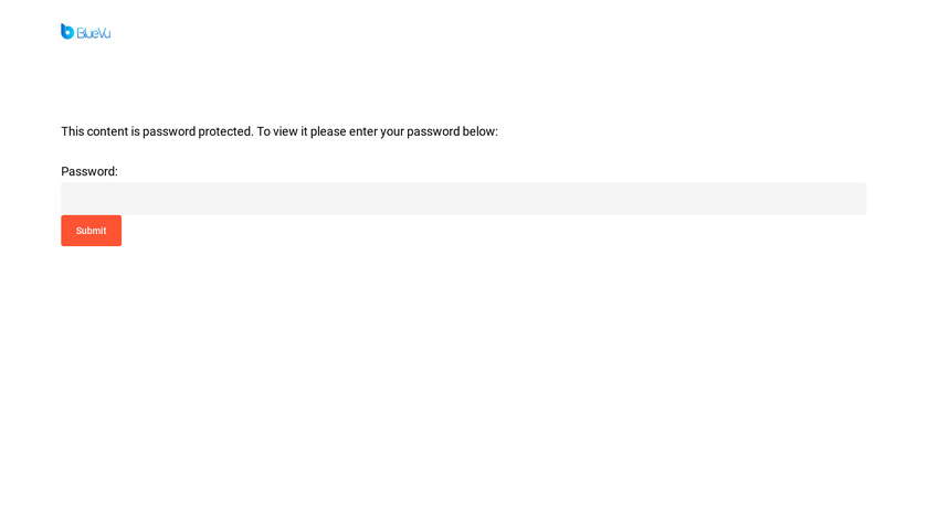 BlueVu Landing Page