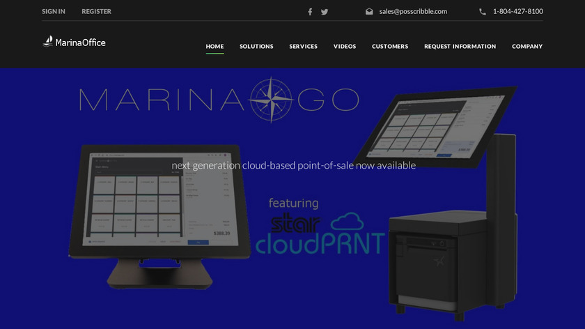MarinaOffice Landing Page