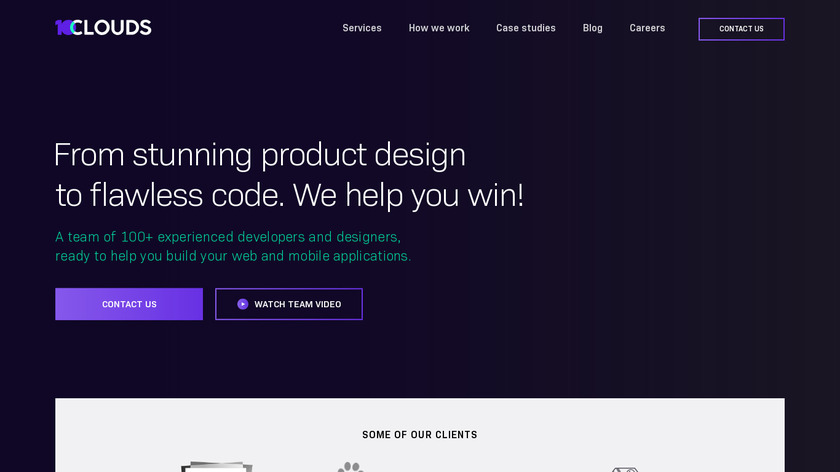 web.10clouds.com 10Clouds Landing Page