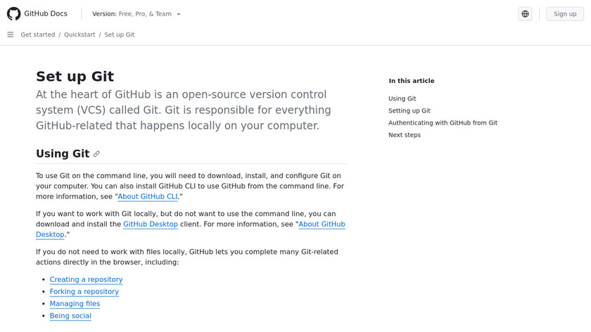Try Git: Code School Landing Page
