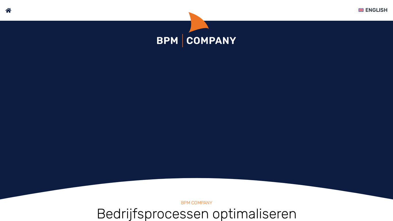 BPM Company Landing page