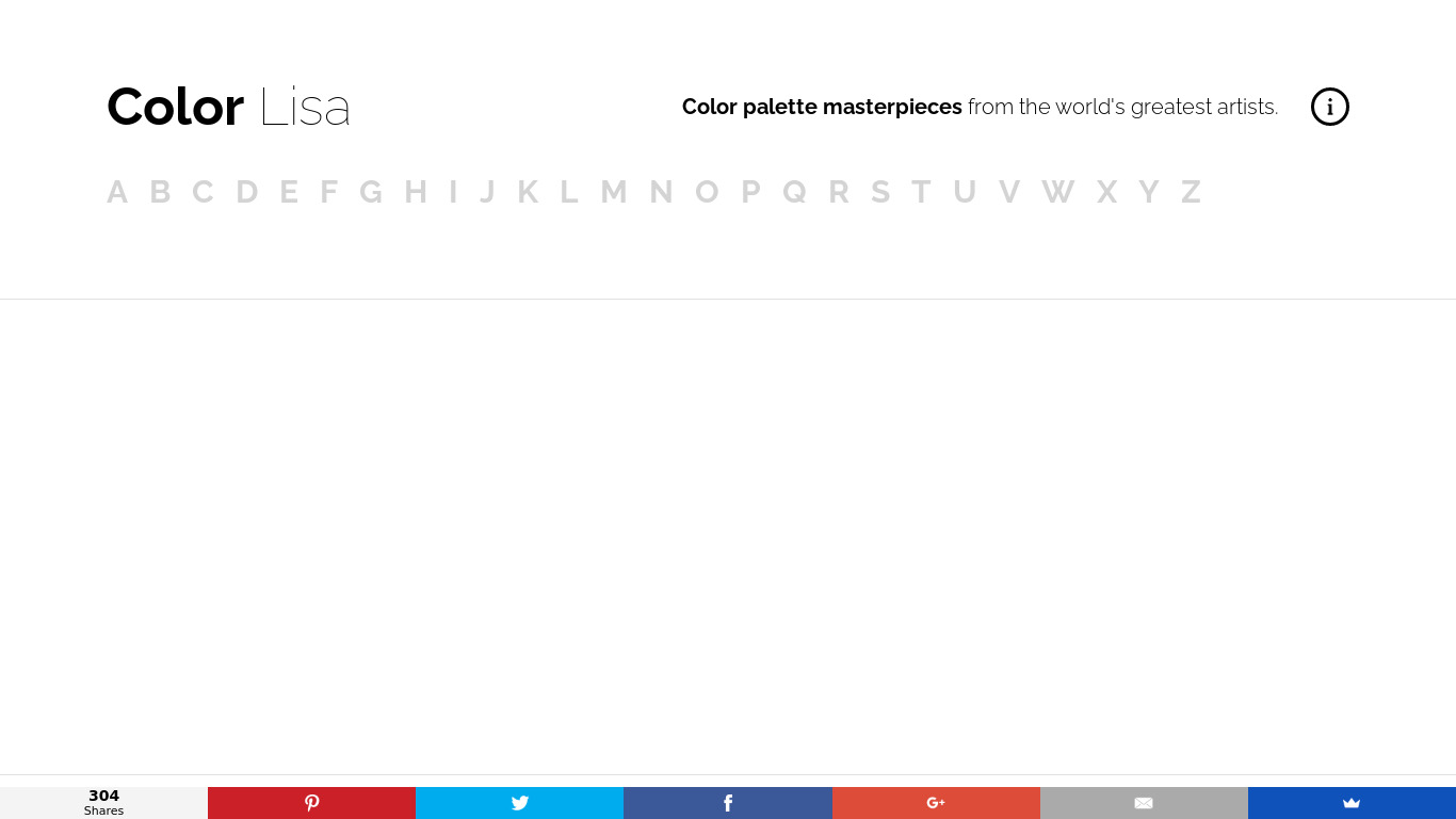 Color Lisa Landing page