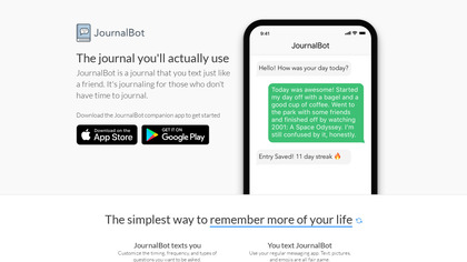 Journalbotapp.com image