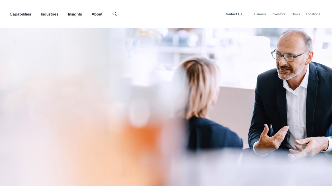 Aon Hewitt Consulting Landing page