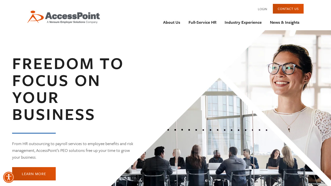 AccessPoint Landing page