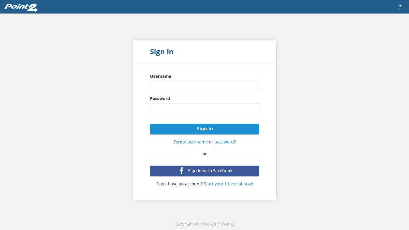Point2 Agent Landing page
