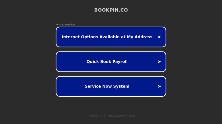 Bookpin Landing Page