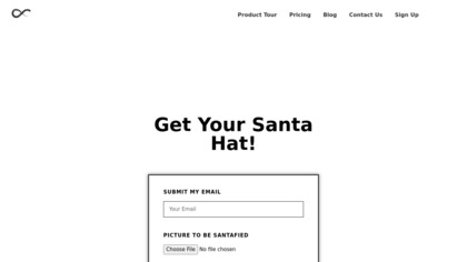 AI Powered Santa Hat Generator image