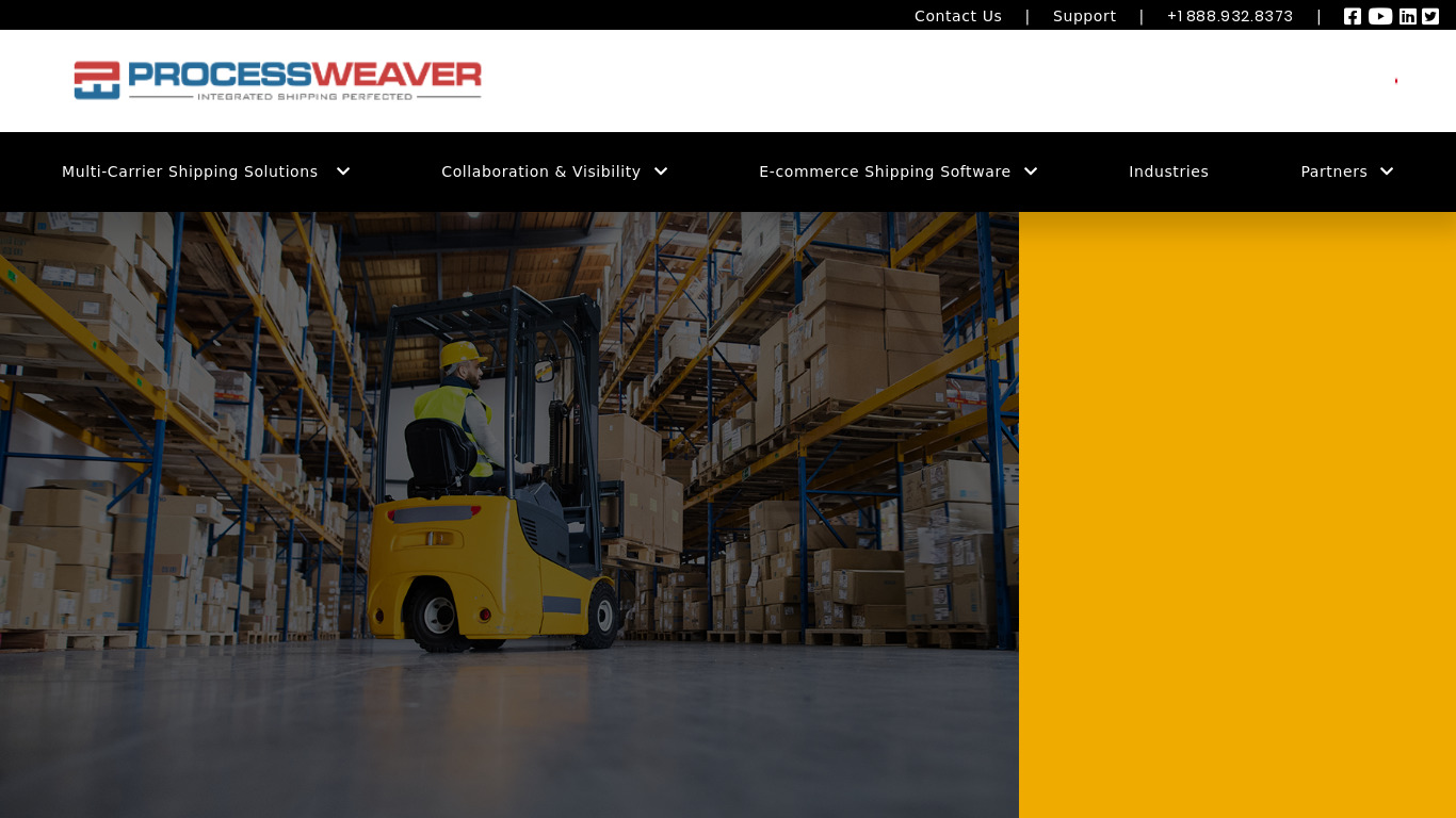 SAP Business One Multi-Carrier Shipping Landing page