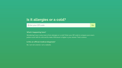 Allergies or a cold? image