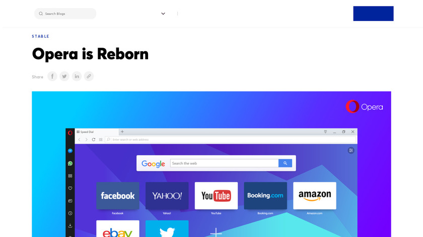 Opera Reborn Landing Page