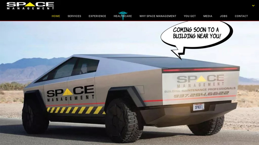 Space Management Landing Page