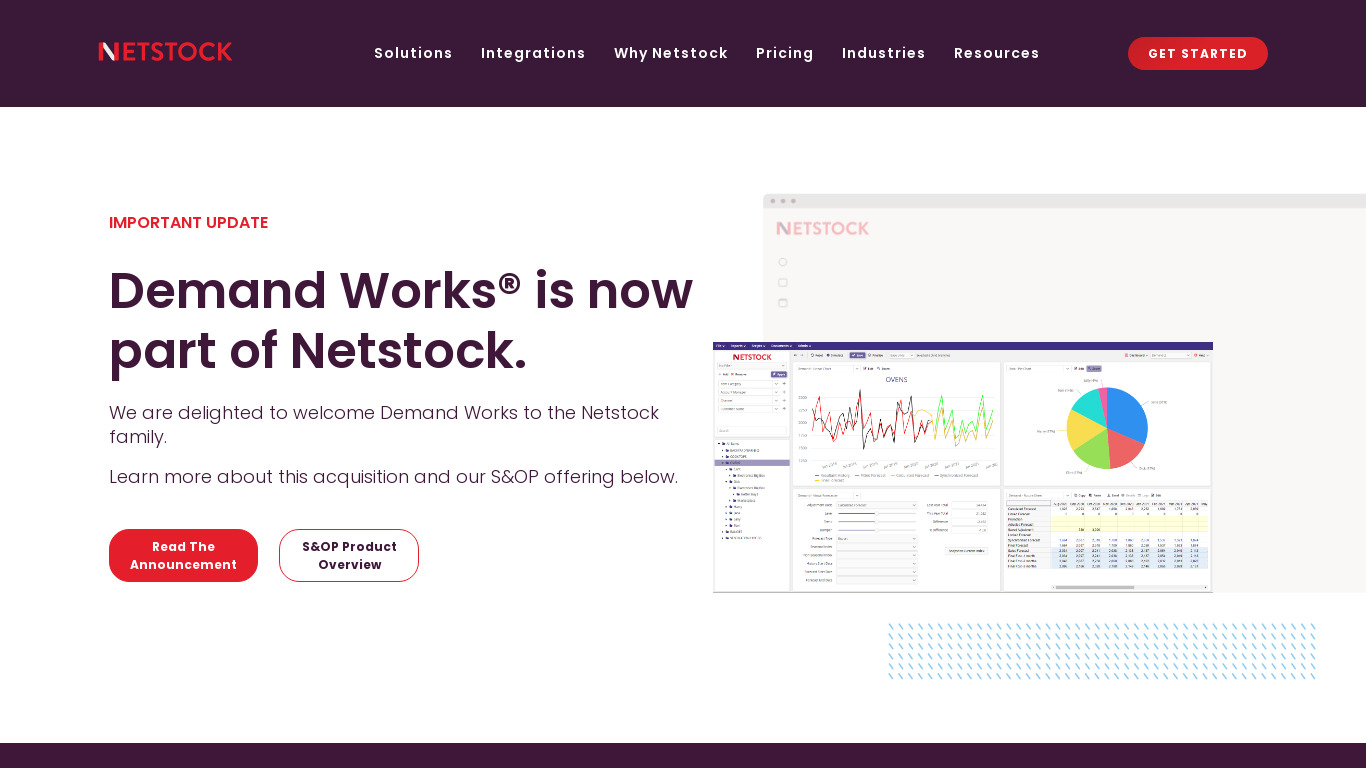Demand Works Cloud Smoothie Landing page