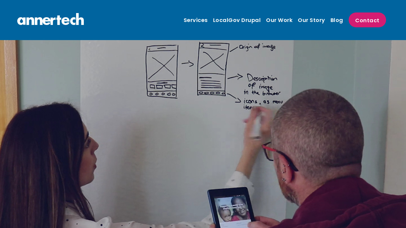 Annertech Landing page