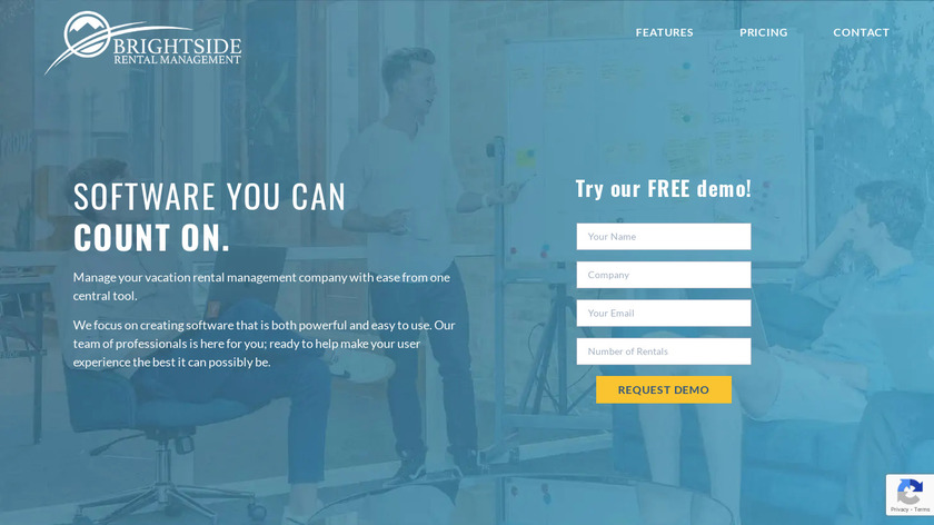 BrightSide Rental Management Landing Page