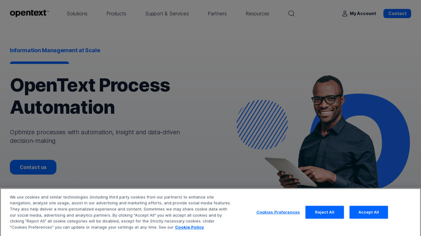 OpenText ProVision Landing Page