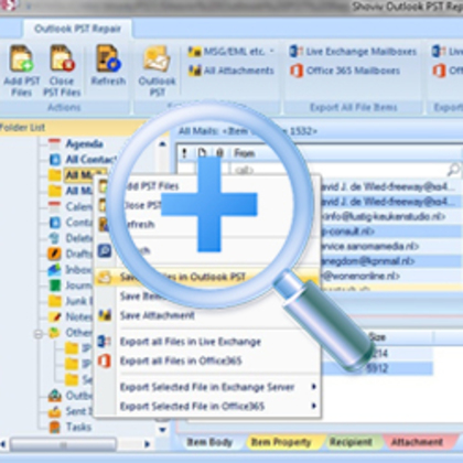 Outlook PST Repair Tool image