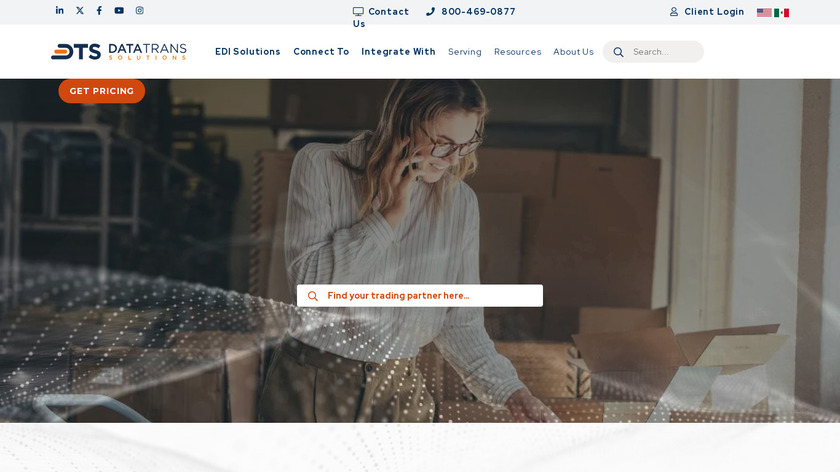 DataTrans Solutions EDI Landing Page