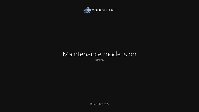 Coinsflare Landing Page