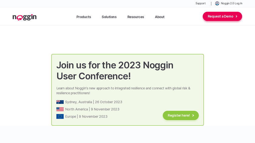 Noggin Crisis Landing Page