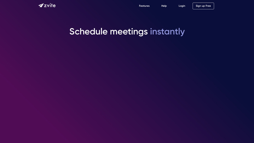 zvite Landing Page