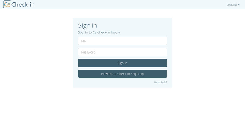 CE Check Landing Page