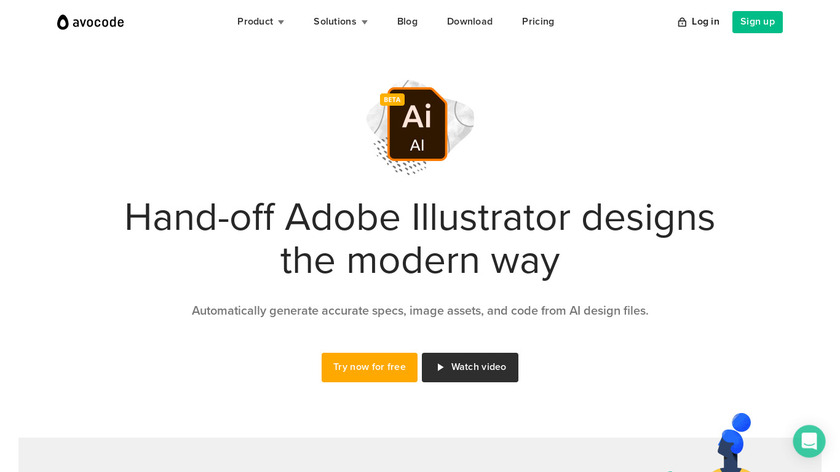 Illustrator Inspect by Avocode Landing Page