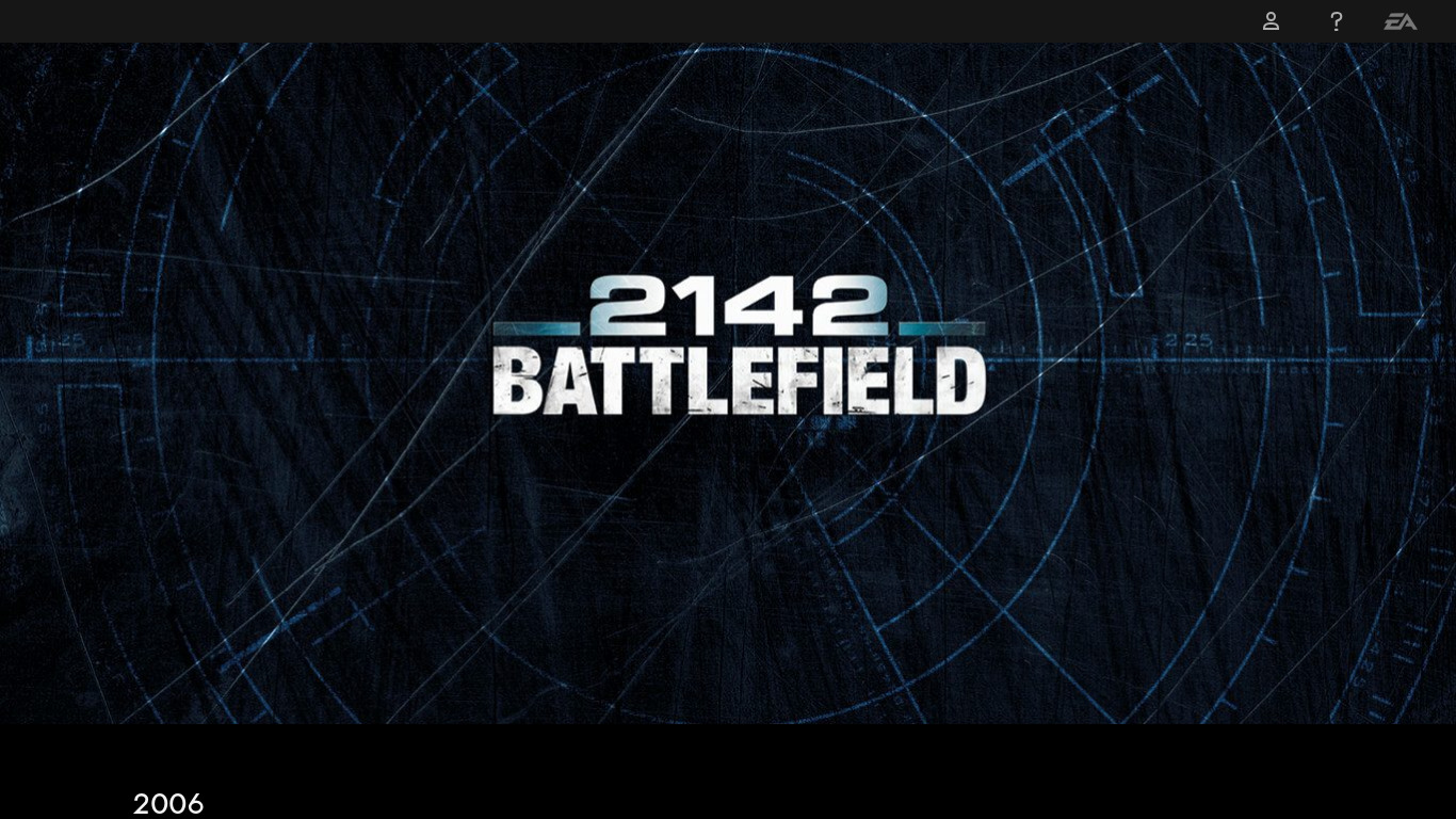 ea.com Battlefield 2142 Landing page