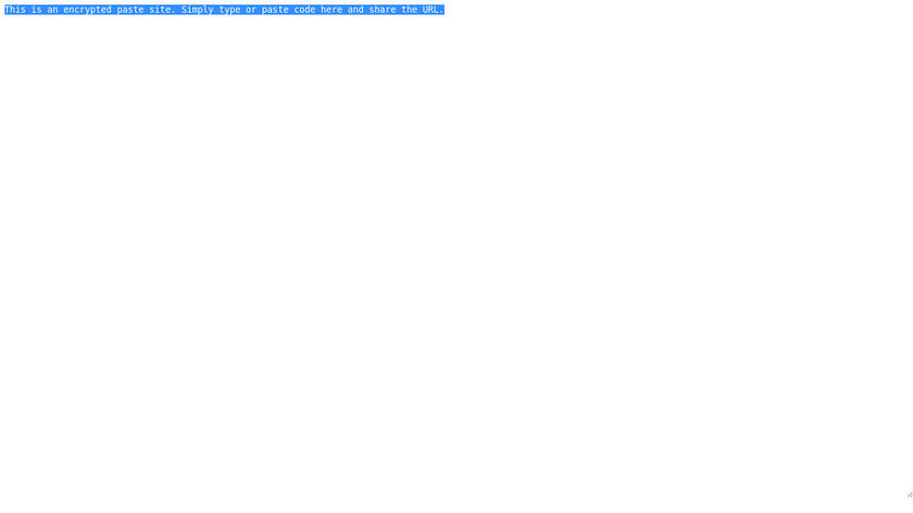 paste.sh Landing Page