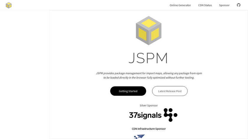 JSPM Landing Page