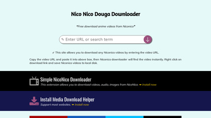 Nico Nico Douga Downloader image