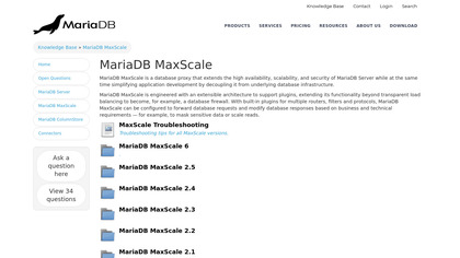 MariaDB MaxScale image