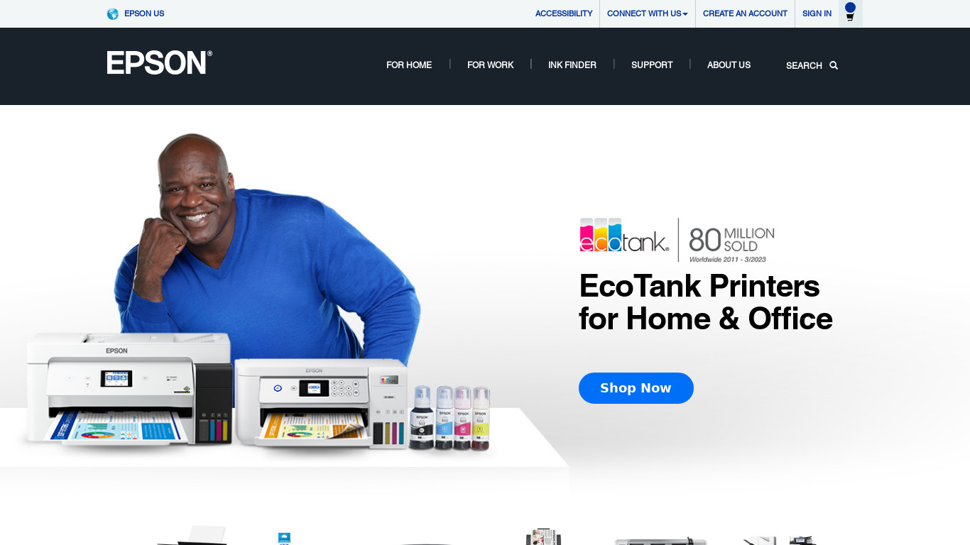 Epson Moverio BT-200 Landing page