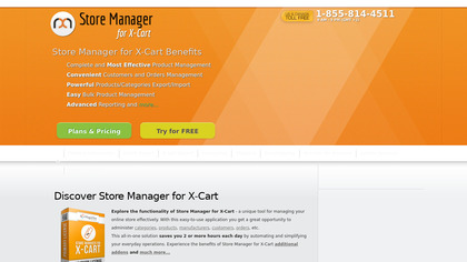 X-Cart Store Manager screenshot