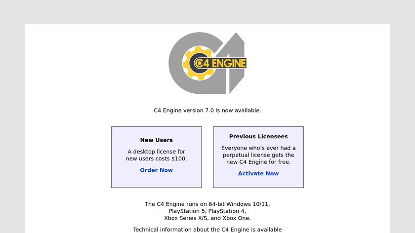 Tombstone Engine Landing Page