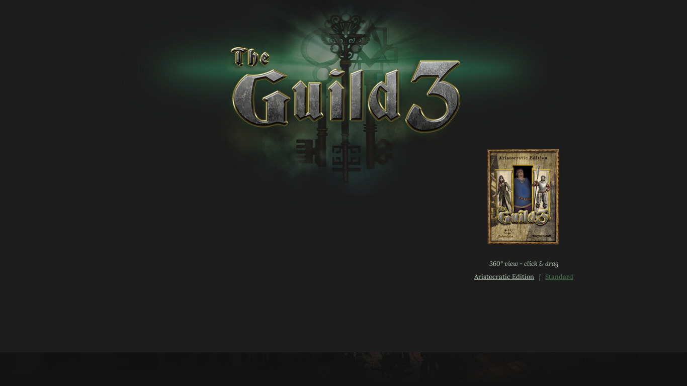 The Guild 3 Landing page
