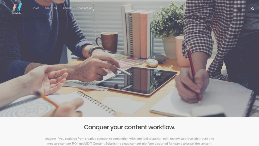 getNEXT Marketing Suite Landing Page