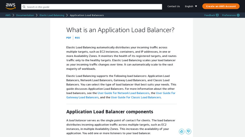 Application Load Balance Landing Page